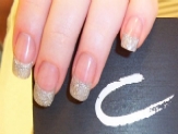 Silver Glitter Tips - Using Liquid & Powder