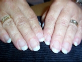 Jenny - CND Soft White & Pink Tips & Overlays