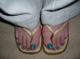 Nicky - Polished Toes - July 2005